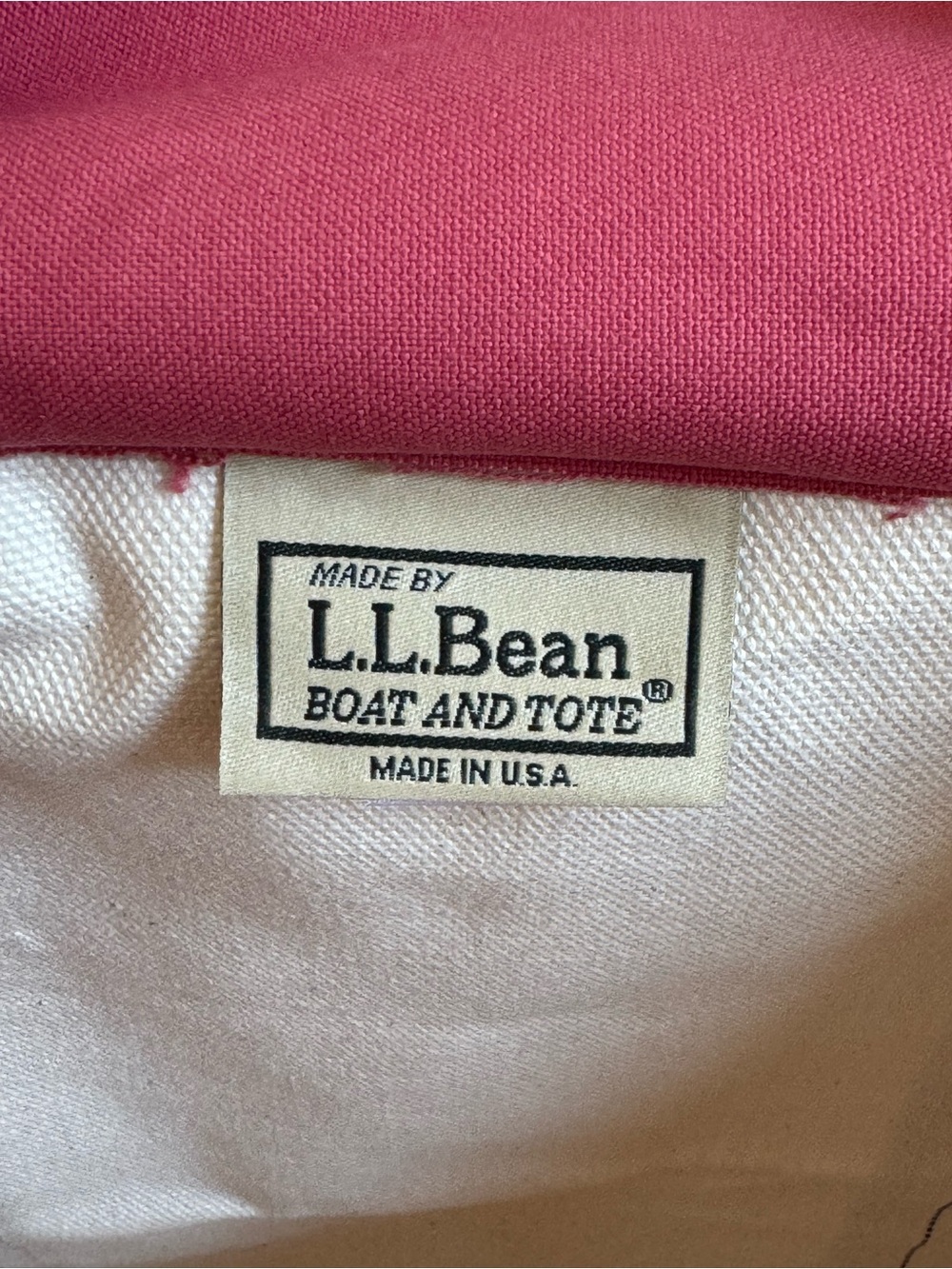 llbean boat&tote size L, regular handles - Picture 6 of 9